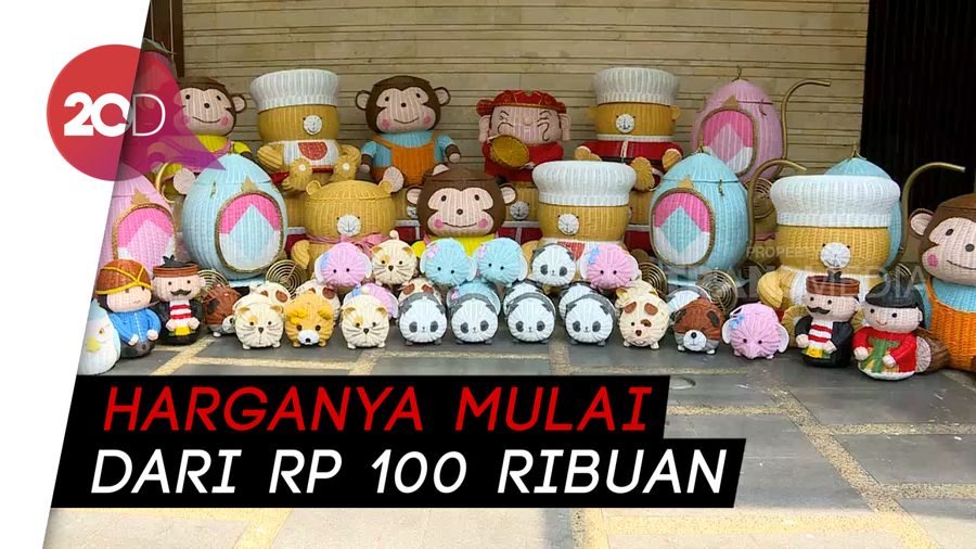 Ada Tas Rotan Berkarakter Lucu, Begini Cara Buatnya