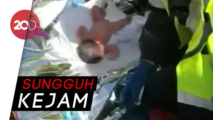 Dramatis! Penyelamatan Bayi Baru lahir dari Selokan