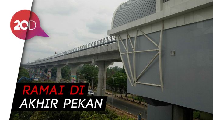 LRT Palembang Masih Sepi Peminat