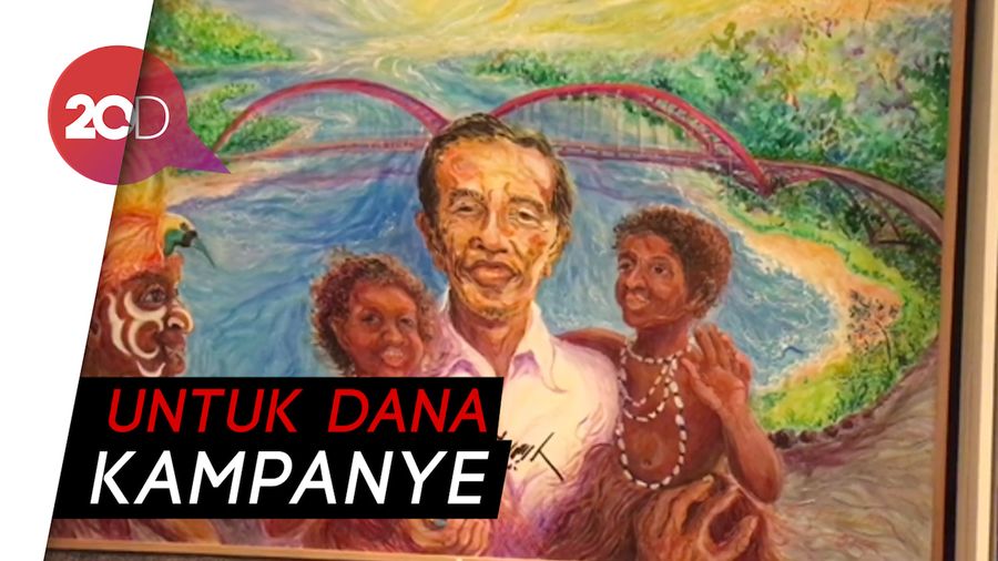 Lukisan Potret Dirinya Laku Rp 2 M, Jokowi: Ini Fundraising