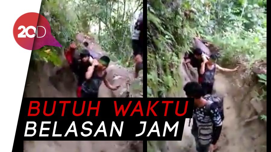 Jenazah di Sulsel Dipikul Puluhan Kilometer Karena Jalan Rusak