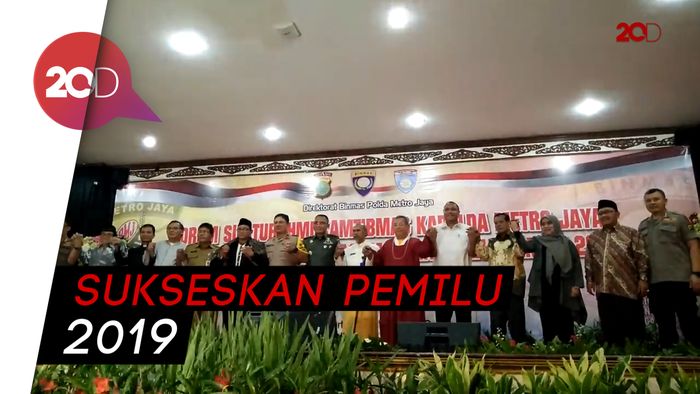 Tokoh Lintas Agama Deklarasi Pemilu Damai Tanpa Hoax