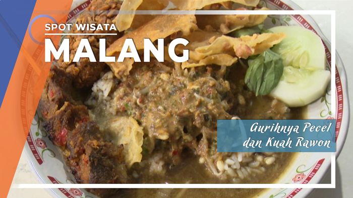Gurihnya Perpaduan Pecel dan Kuah Rawon, Malang, Jawa Timur