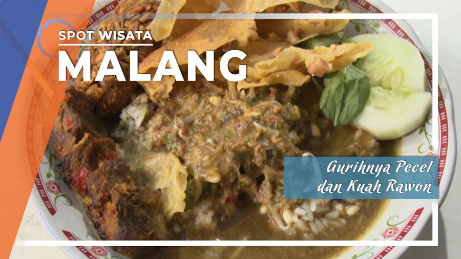 Gurihnya Perpaduan Pecel dan Kuah Rawon, Malang, Jawa Timur