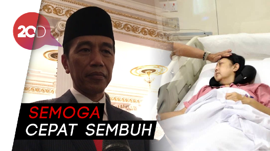 Doa Jokowi Untuk Kesembuhan Ani Yudhoyono
