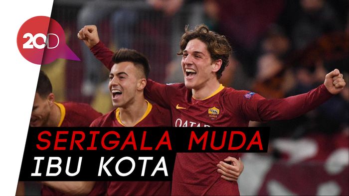 Nicolo Zaniolo Pahlawan Roma Tundukkan Porto
