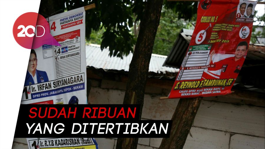 Saat Mata Terkontaminasi Alat Peraga Kampanye
