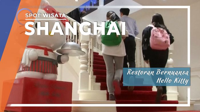 Restoran Bernuansa Hello Kitty, Shanghai