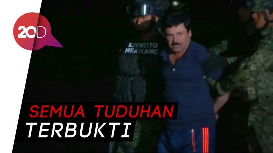 El Chapo Raja Narkoba Meksiko Divonis Bersalah