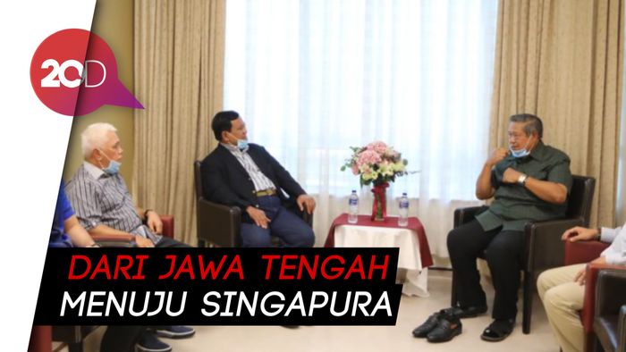Jenguk Bu Ani di Singapura, Prabowo Disambut Mantan di RS