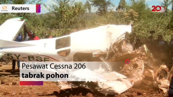 Kerusakan Mesin, Pesawat Cessna Tabrak Pohon