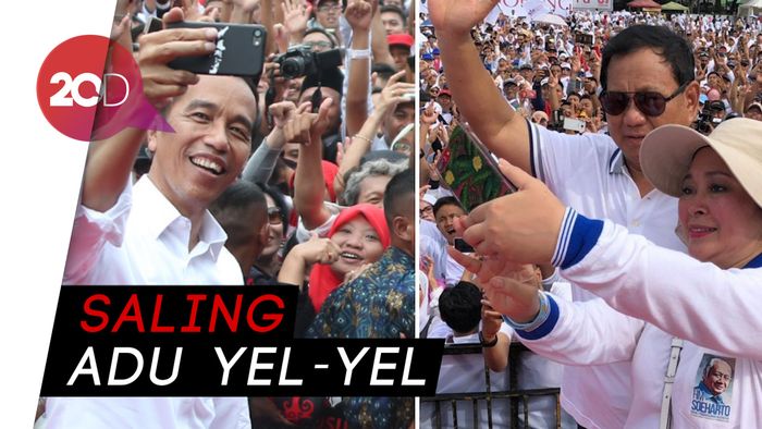 Ketika Emak-emak Jokowi dan Prabowo Tawuran di Mall