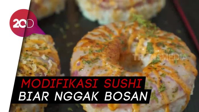 Unik! Sushi Donat Tinggal Hap Ini Menggugah Selera Banget