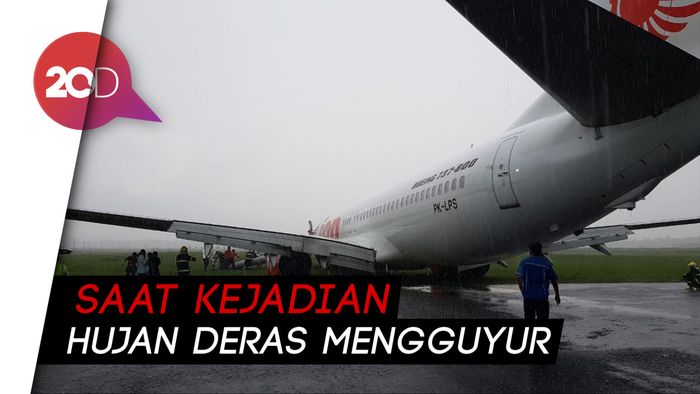 Kronologi Tergelincirnya Pesawat Lion Air di Bandara Supadio