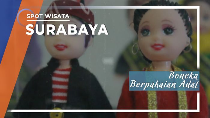 Olahan Kain Perca menjadi Boneka Berpakaian Adat, Surabaya