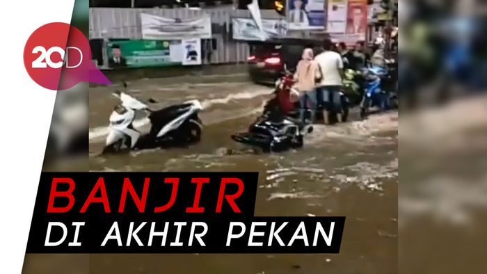  Diguyur Hujan Lebat, Sejumlah Wilayah Jakarta Tergenang Banjir