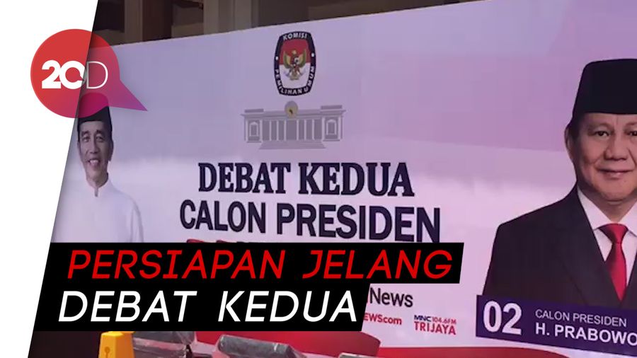 Intip Yuk! Persiapan Arena Debat Kedua Pilpres 2019