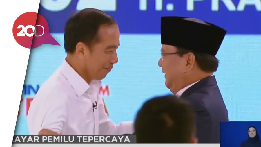Jokowi Optimis Pimpin Indonesia, Prabowo Bicara Negara Berdikari