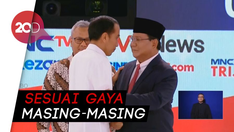 Kemeja Putih Jokowi dan Jas Kebanggaan Prabowo di Debat Pilpres 2019