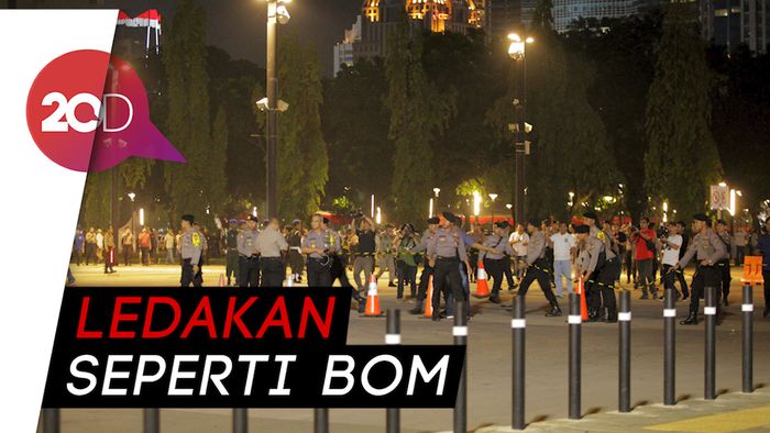 Kepanikan Akibat Ledakan Dekat Lokasi Debat Pilpres 2019