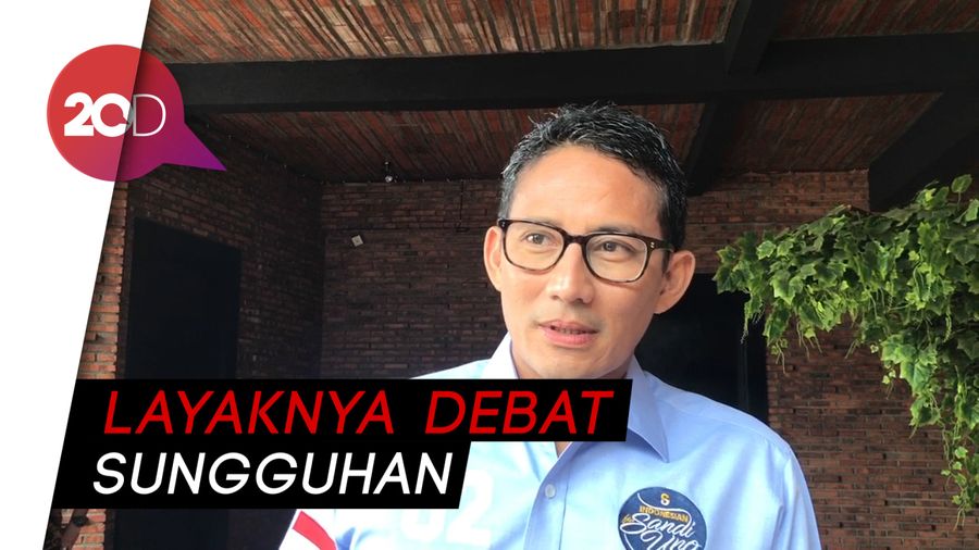 Prabowo Gelar Simulasi Debat, Sandiaga Jadi Jokowi