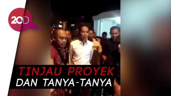 Testimoni Warga soal Kunjungan Dadakan Jokowi pada Tengah Malam