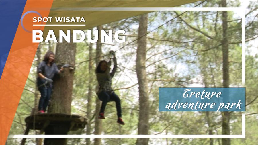 Tantang Adrenalin di Bandung Treetop Adventure Park