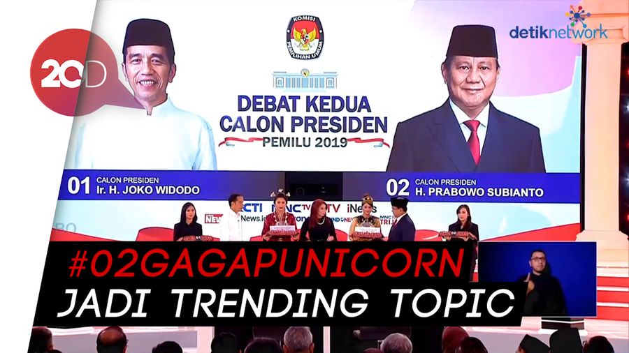Kocak! Netizen Bikin Meme Unicorn Debat Pilpres 2019