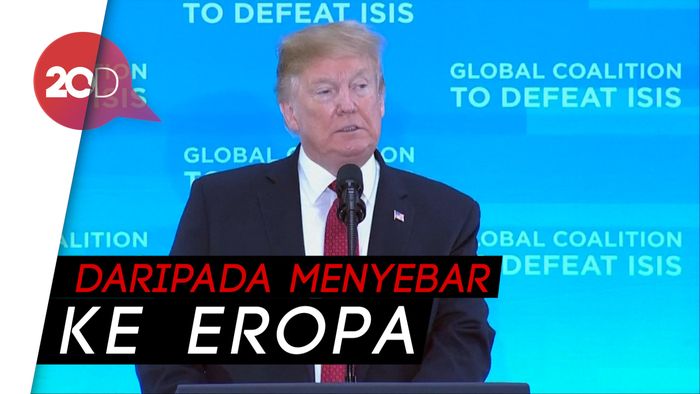 Trump Minta Eropa Tampung Ratusan Anggota ISIS