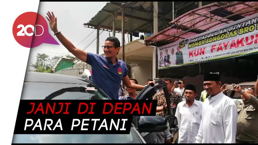 Catat Nih, Sandiaga Janji Tak Lagi Makan Apel Impor