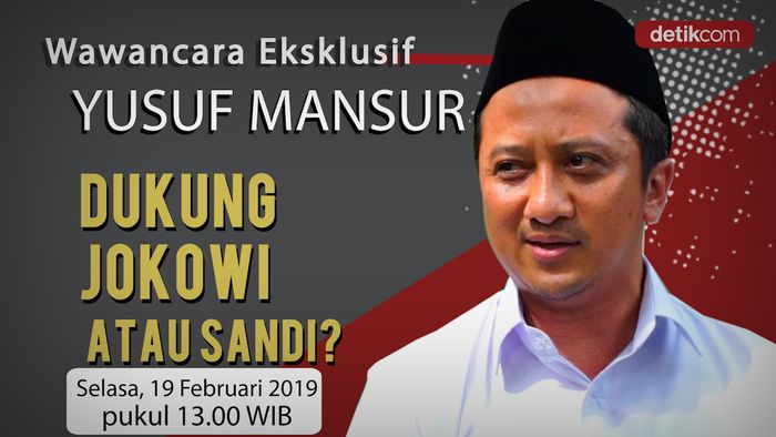 Tonton Wawancara Eksklusif: Yusuf Mansur Dukung Jokowi atau Sandi?  