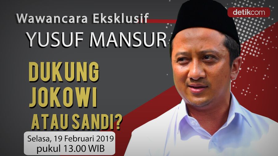 Tonton Wawancara Eksklusif: Yusuf Mansur Dukung Jokowi atau Sandi?  
