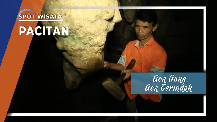 Goa Gong, Goa Terindah  Seasia Tenggara Pacitan, Jawa Timur