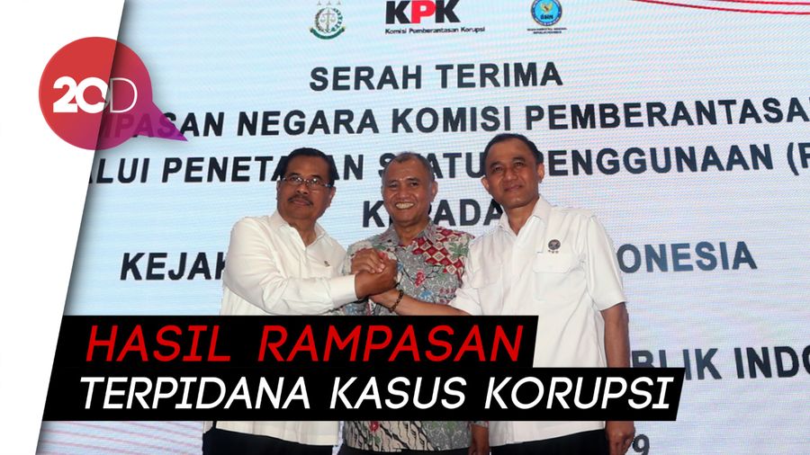 BNN dan Kejagung Dapat Barang Rampasan Rp 110 M dari KPK 