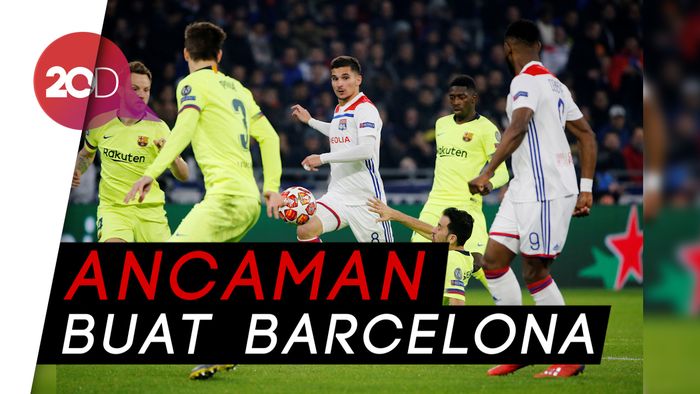 Barcelona Ditahan Lyon, Skor Akhir 0-0