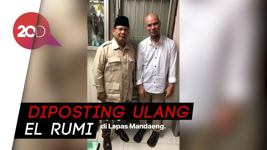 Postingan Tawa Hangat Prabowo Saat Jenguk Dhani di Rutan