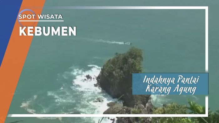Indahnya Pantai Karang Agung Kebumen, Jawa Tengah