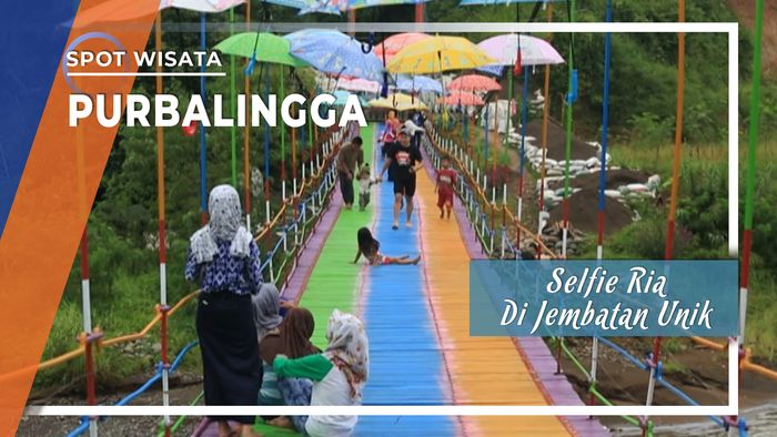 Jembatan Unik dan Nyentrik di Purbalingga