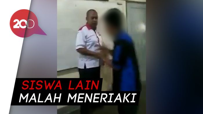 Cuma Gara-gara HP, Siswa Tantang dan Dorong Gurunya