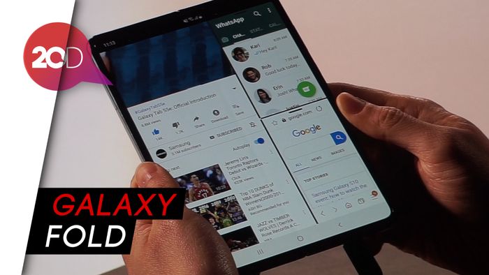 Surprise! Samsung Kenalkan Ponsel Layar Lipatnya