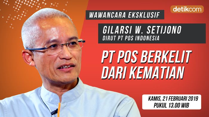 Tonton Wawancara Eksklusif Gilarsi Setijono: PT Pos Berkelit dari Kematian
