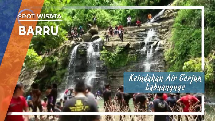 Keindahan Air Terjun Labuangnge di Sulawesi Selatan