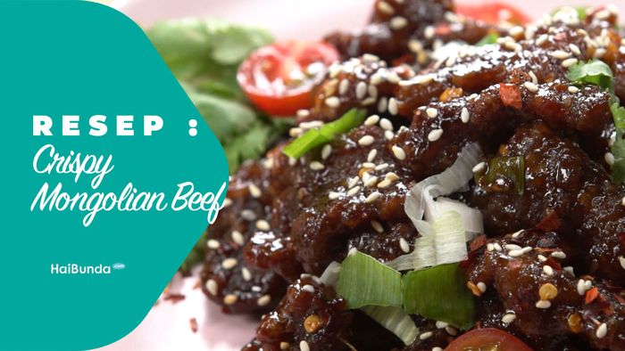 Resep Crispy Mongolian Beef