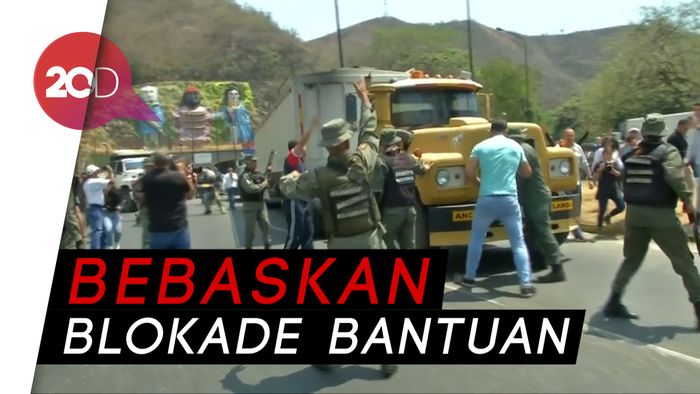 Oposisi Bentrok dengan Tentara Venezuela di Perbatasan