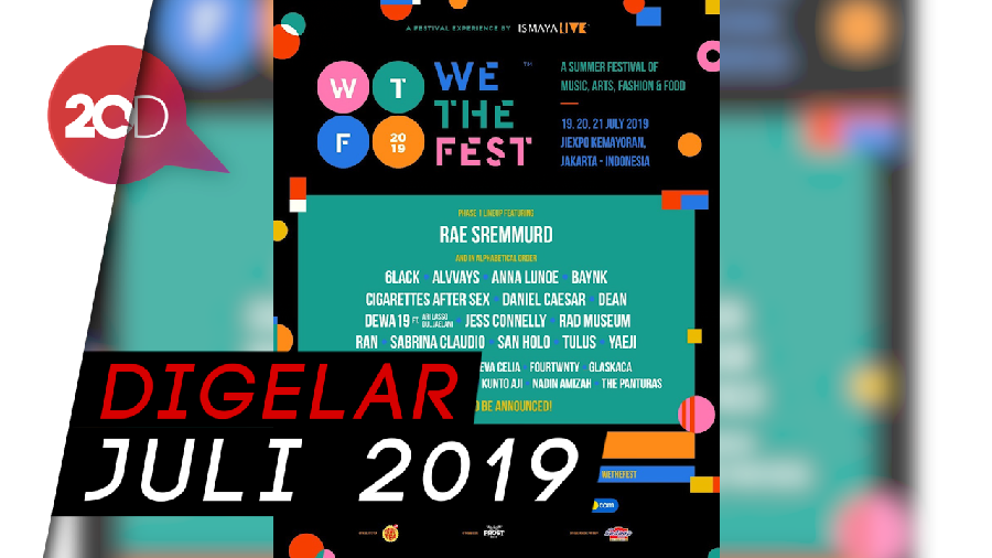 Rae Sremmurd hingga Daniel Caesar Bakal Ramaikan We The Fest 2019