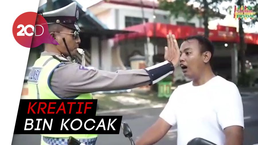 Kreatif! Cara Polisi Bojonegoro Sosialisasi Keselamatan Berkendara