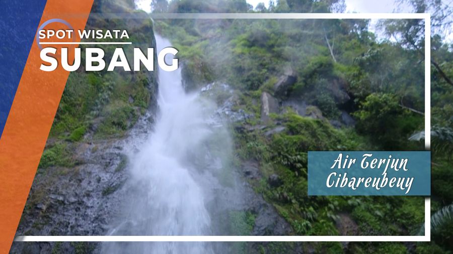  Sensasi Mandi Di Bawah Air Terjun Cibareubeuy, Subang, Jawa Barat