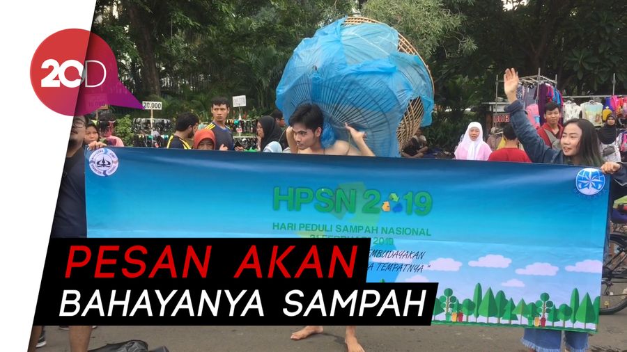 Ada Aksi Teatrikal Rayakan Hari Peduli Sampah
