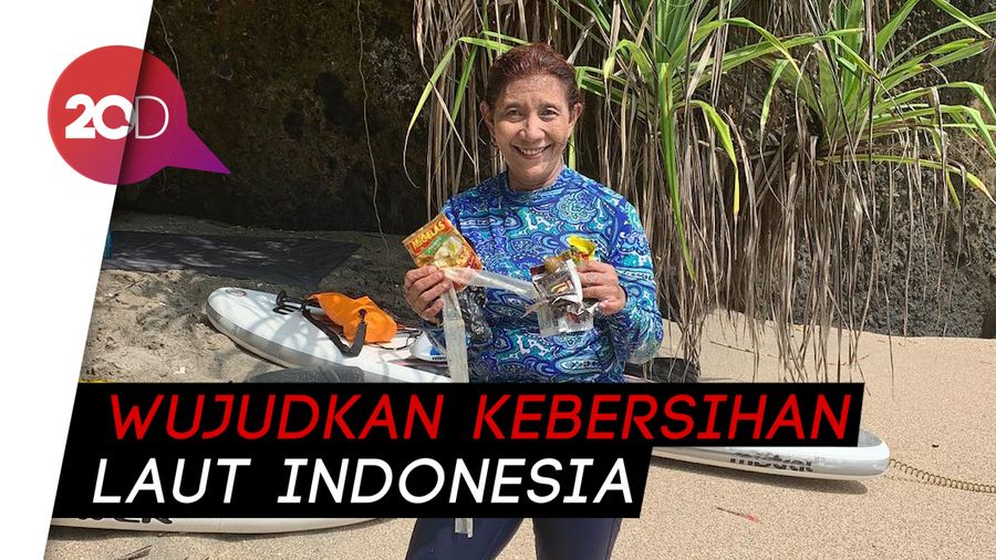 Dear Netizen, Menteri Susi Ajak Kita Jaga Kebersihan Pantai