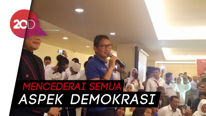 15 Camat Makassar Dukung Jokowi, Sandi: Yang Gaji Mereka Siapa?